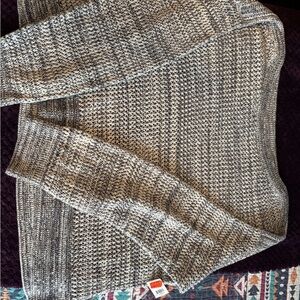 Old Navy Gray Boatneck Knit Sweater